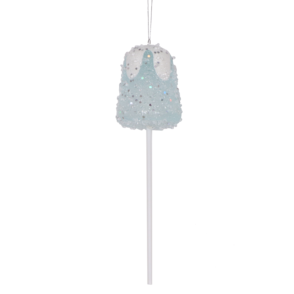 Picture of Vickerman MT221802 10 in. Gumdrop Lollipop Ornament, Blue - 3 per Bag