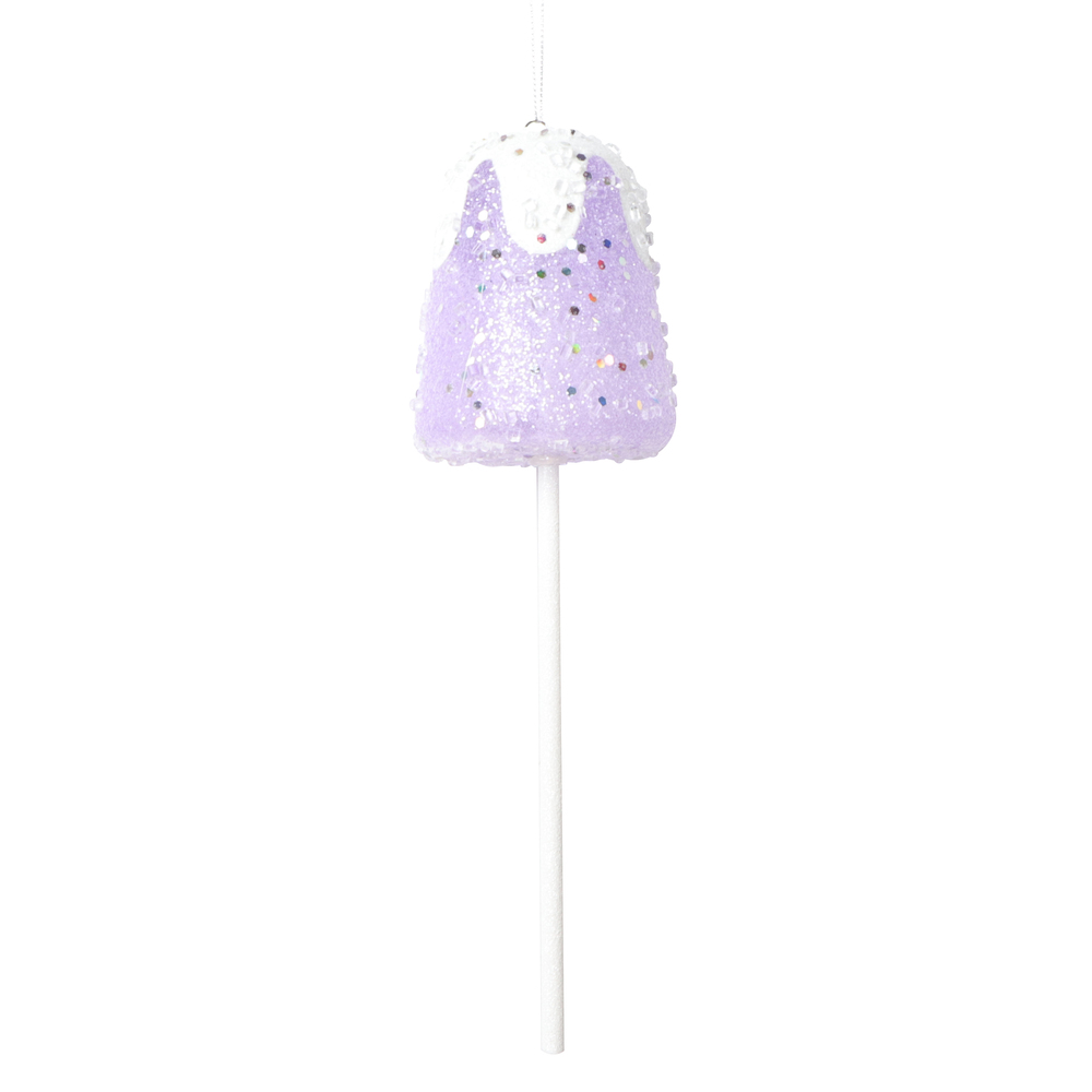 Picture of Vickerman MT221866 10 in. Gumdrop Lollipop Ornament, Purple - 3 per Bag