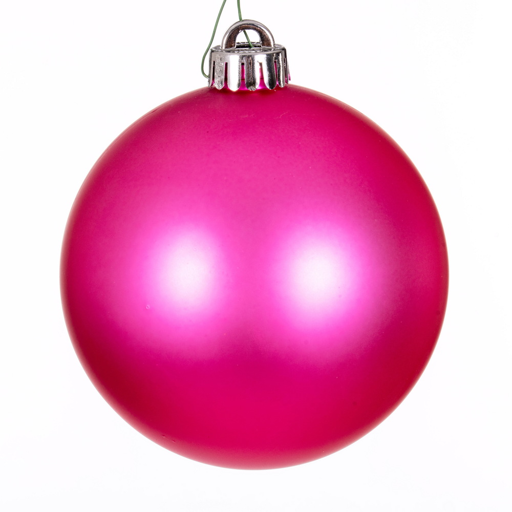 N592559DMV 10 in. UV Drilled Cap Matte Ball, Hot Pink