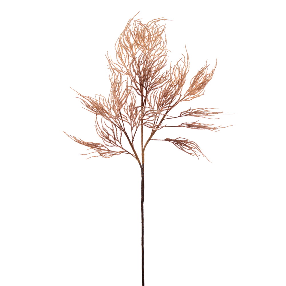 33 in. Glitter Reed Spray, Light Brown - 2 per Bundle