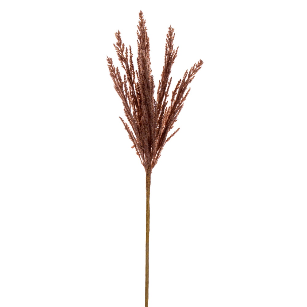 26 in. Glitter Reed Spray, Brown - 3 per Bag