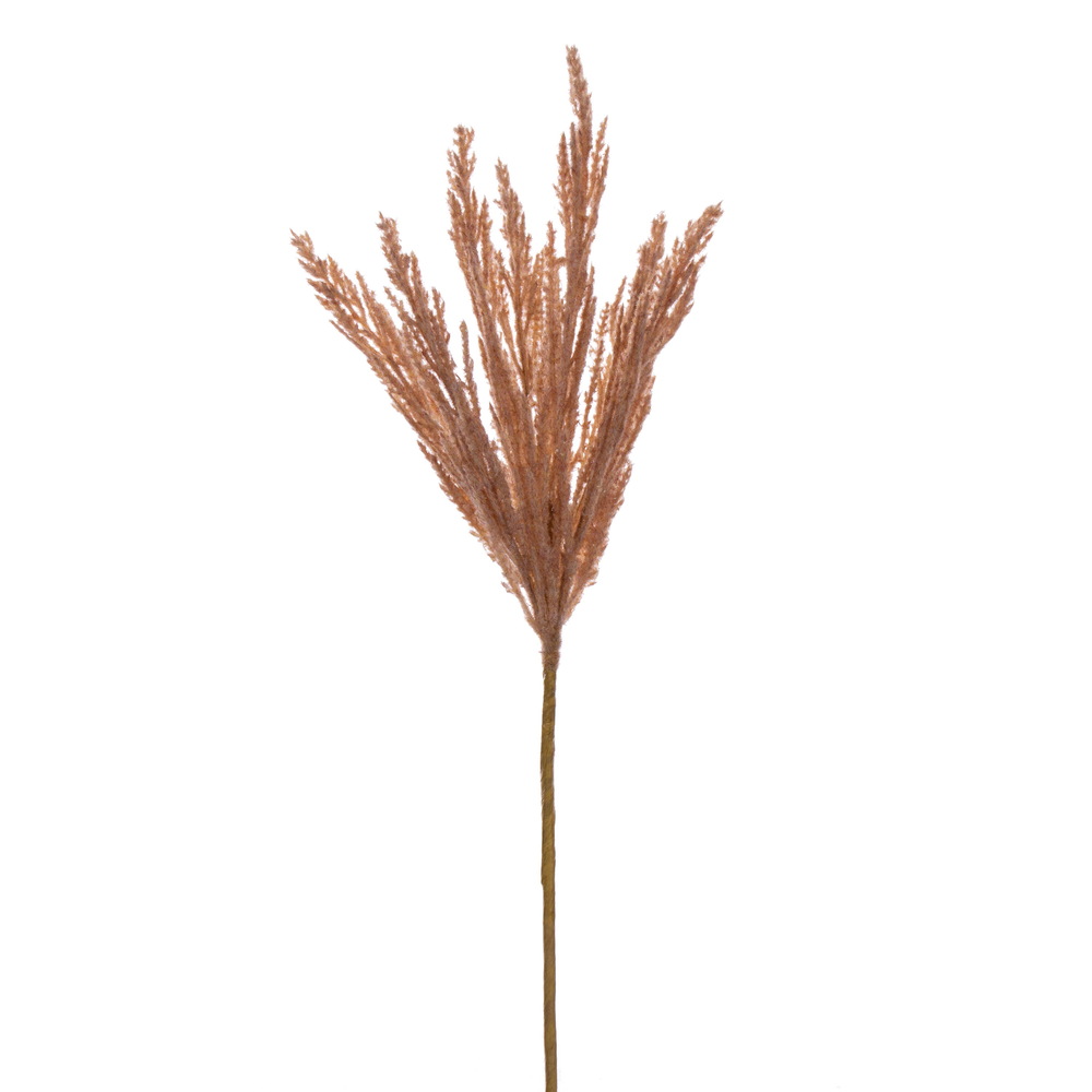 26 in. Glitter Reed Spray, Light Brown - 3 per Bag