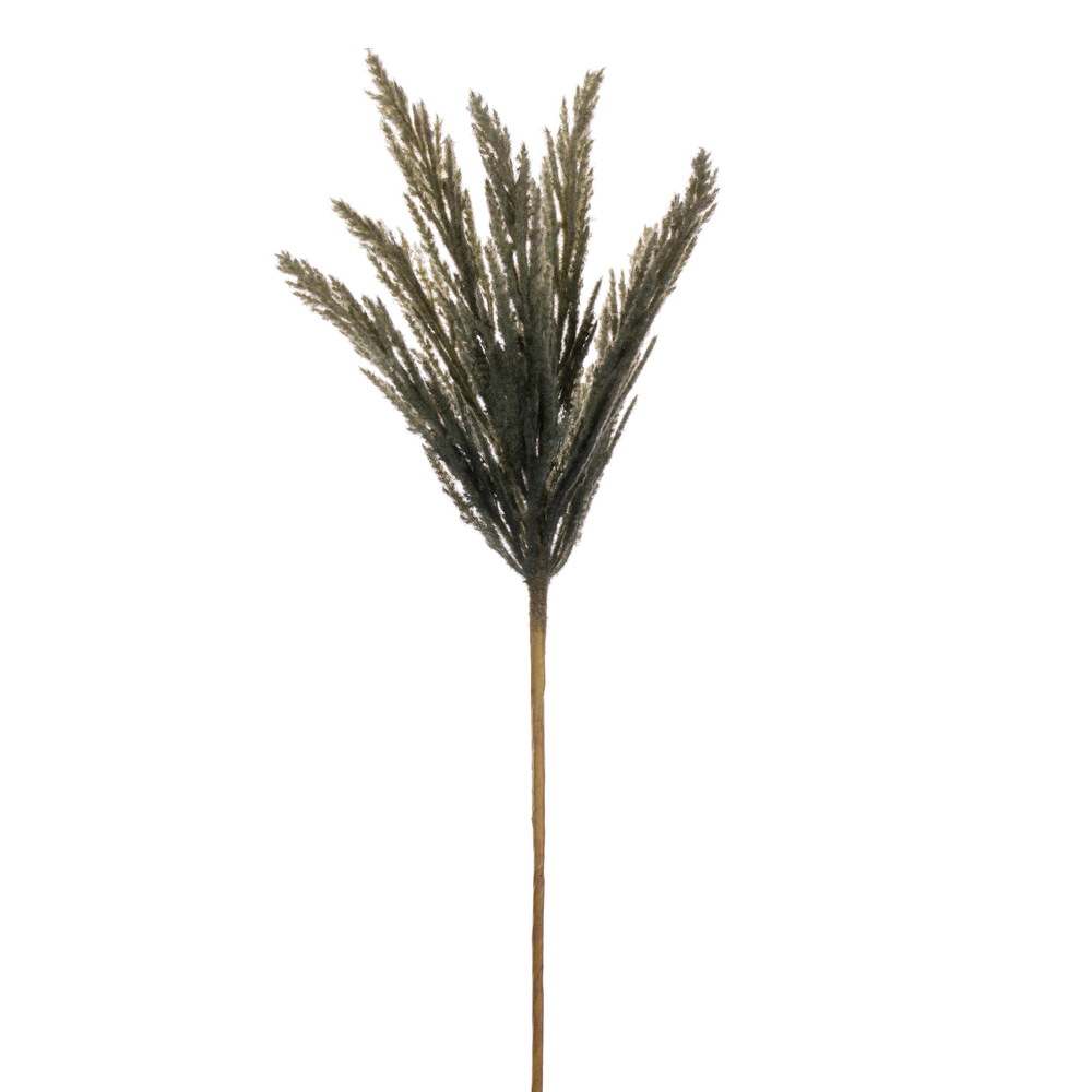 26 in. Glitter Reed Spray, Dark Green - 3 per Bag