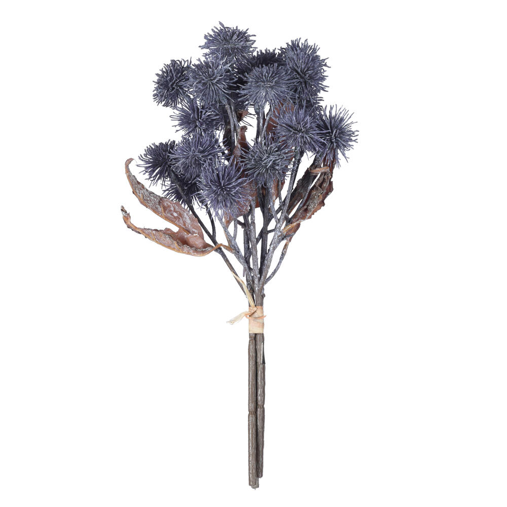 15 in. Earth Flower Bundle, Blue - 2 Piece Per Bag