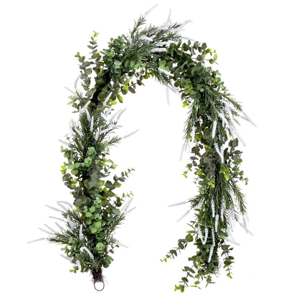 72 in. Rosemary & Eucalyptus Garland, Green