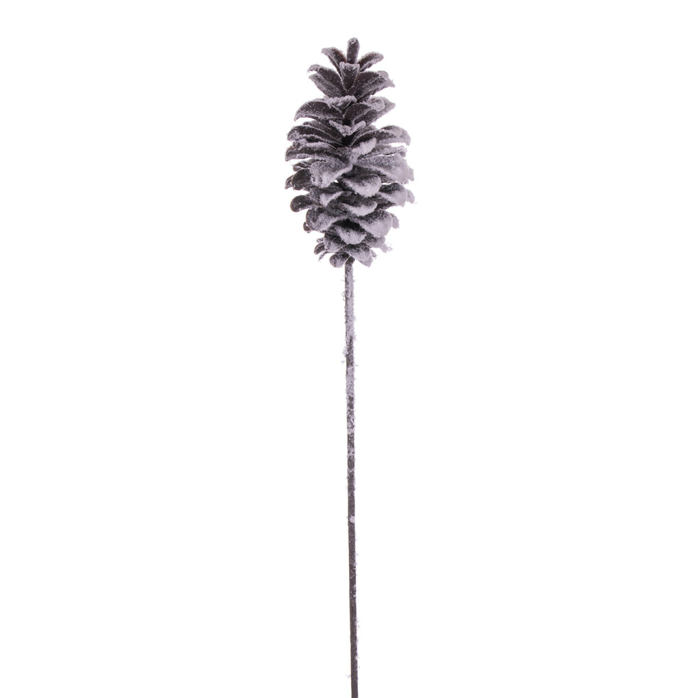 31 in. Grand Glitter Snow Pinecone Spray, Brown - 2 per Bag
