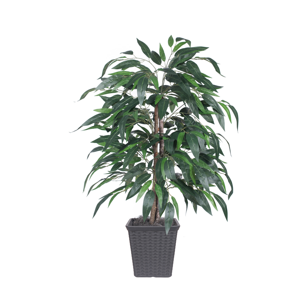 Artificial Mango Bush - Green - 4 ft.