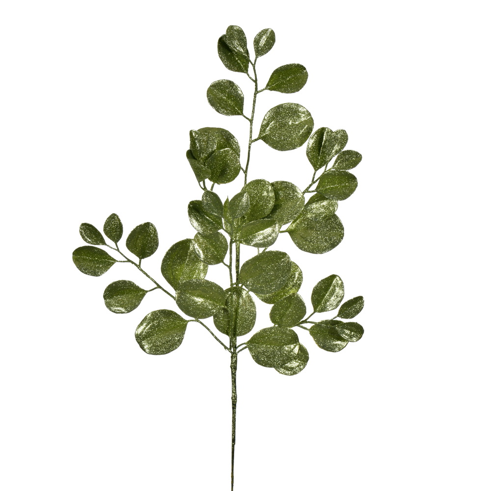 25 in. Dogwood Glitter Spray - Lime - Pack of 3