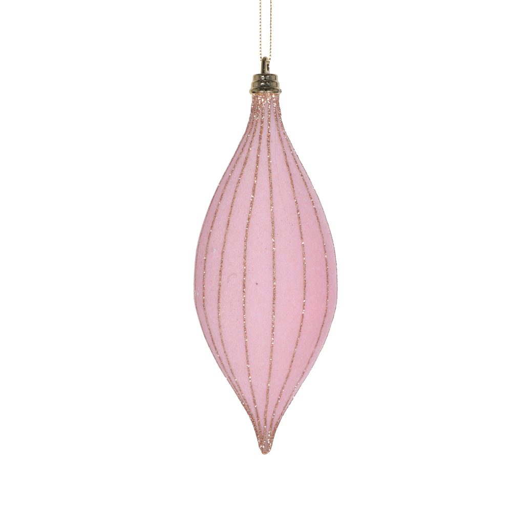 7 in. Shuttle Ornament, Light Pink - 3 per Bag
