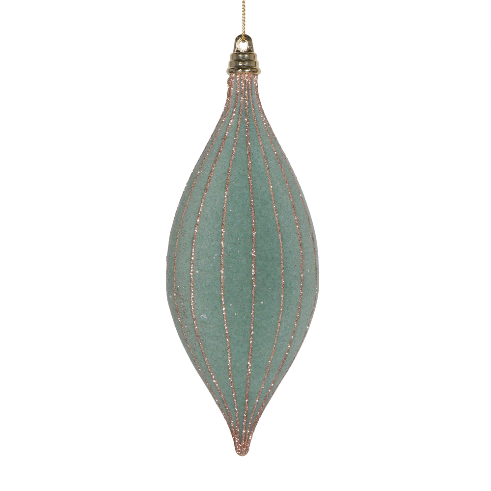 7 in. Shuttle Ornament, Light Green - 3 per Bag