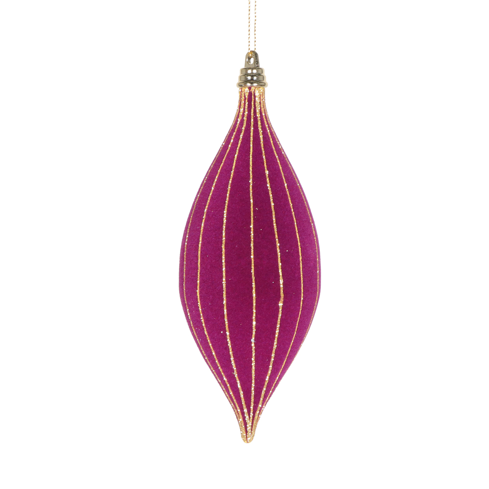 Picture of Vickerman MT229765 7 in. Shuttle Ornament, Dark Purple - 3 per Bag
