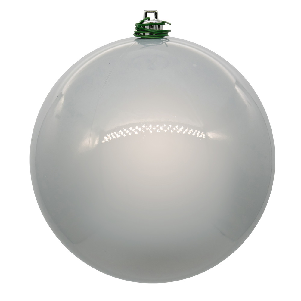 8 in. UV Drill Pearl Ball, Silver