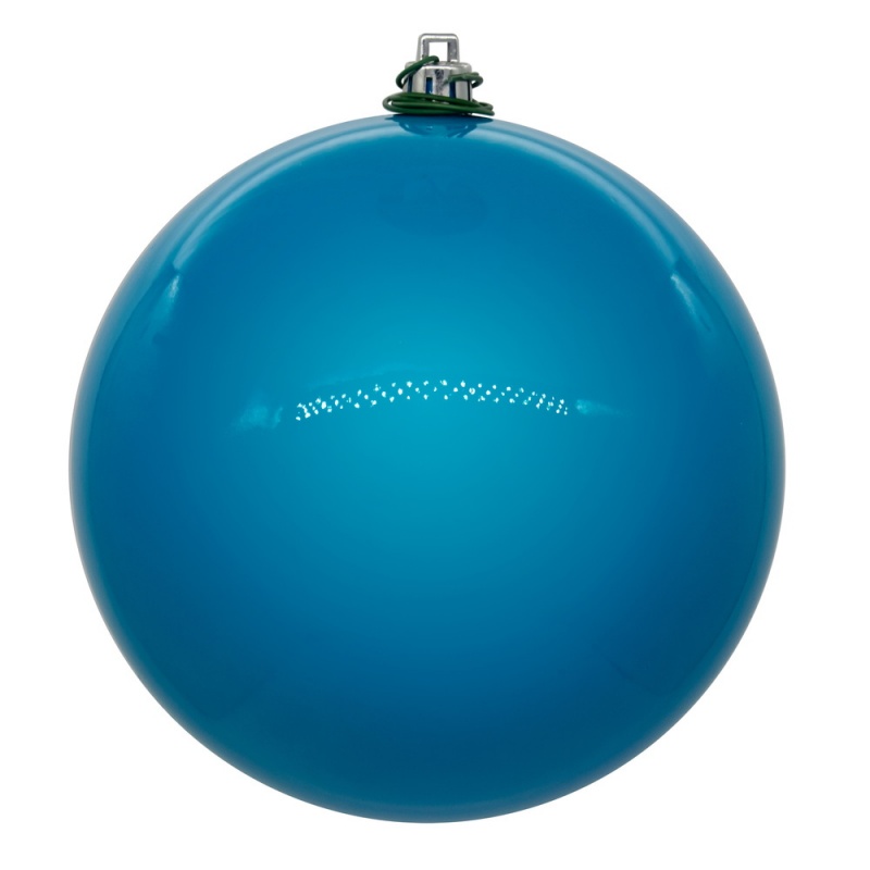 8 in. UV Drill Pearl Ball, Turquoise