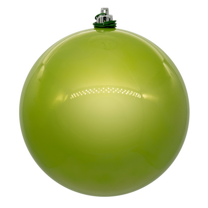 8 in. Pearl UV Drill Ball Ornament, Celadon