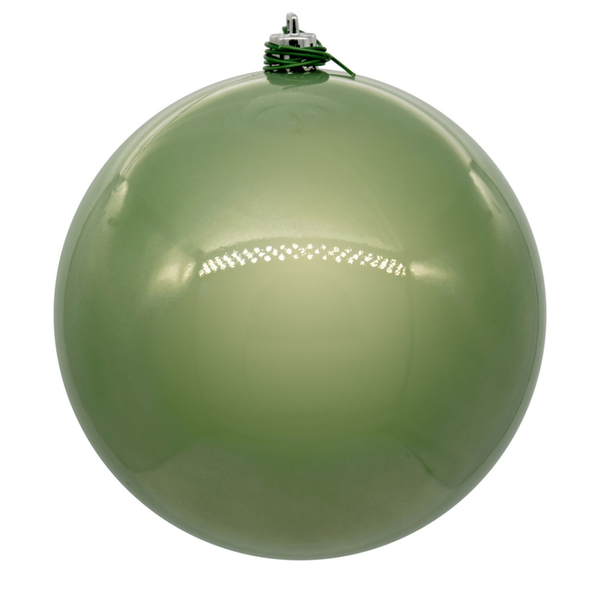 N592523DPV 10 in. UV Drill Pearl Ball Ornament, Wrought Iron