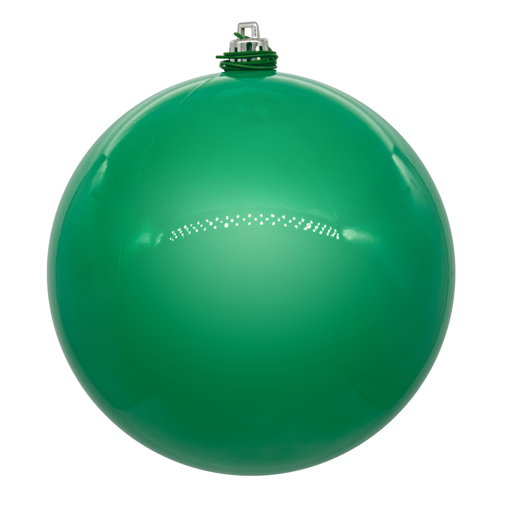 10 in. UV Drill Pearl Ball Ornament, Teal
