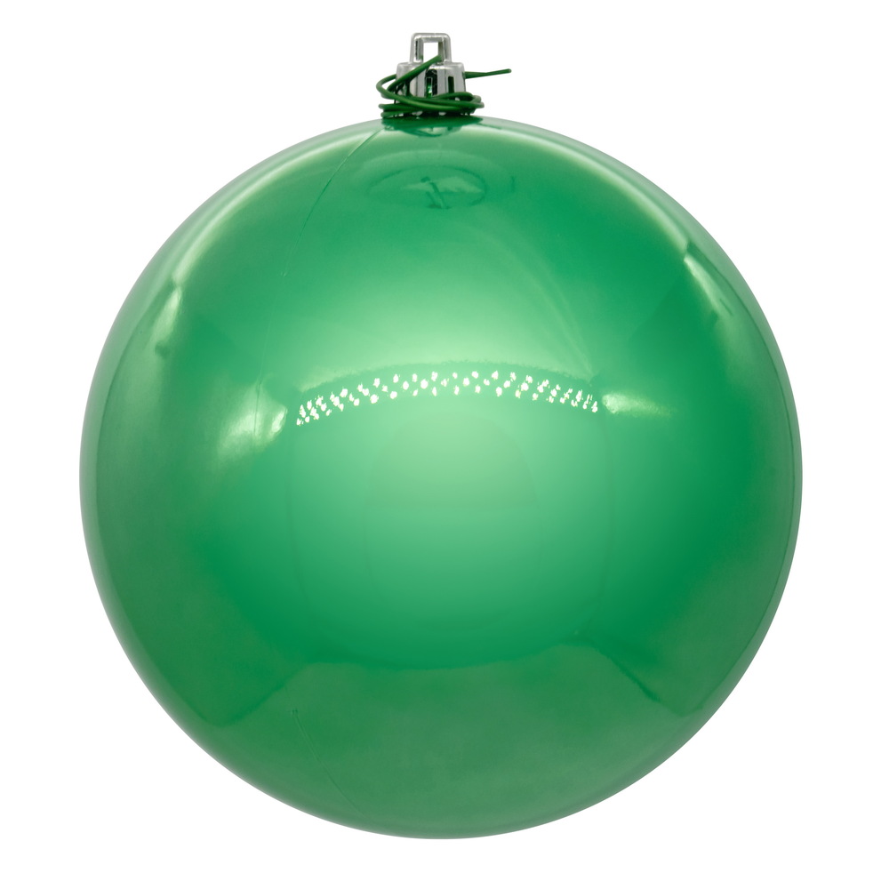 10 in. UV Drill Pearl Ball Ornament, Seafoam
