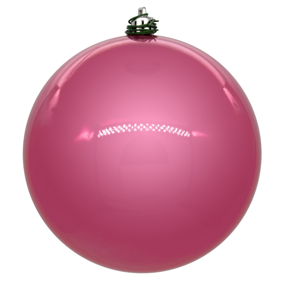10 in. UV Drill Pearl Ball Ornament, Pink
