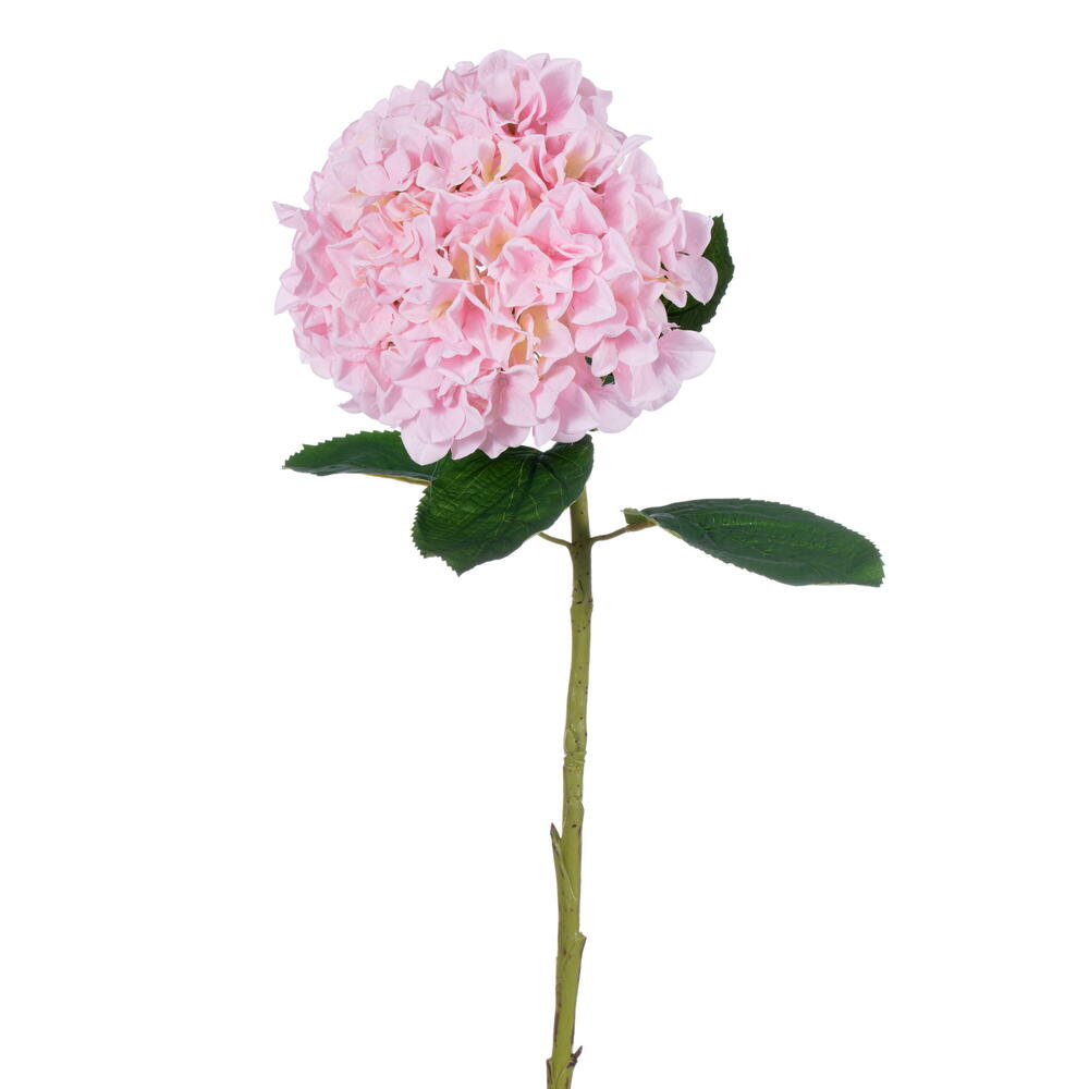 30 in. Hydrangea Large Artificial Flower, Baby Pink