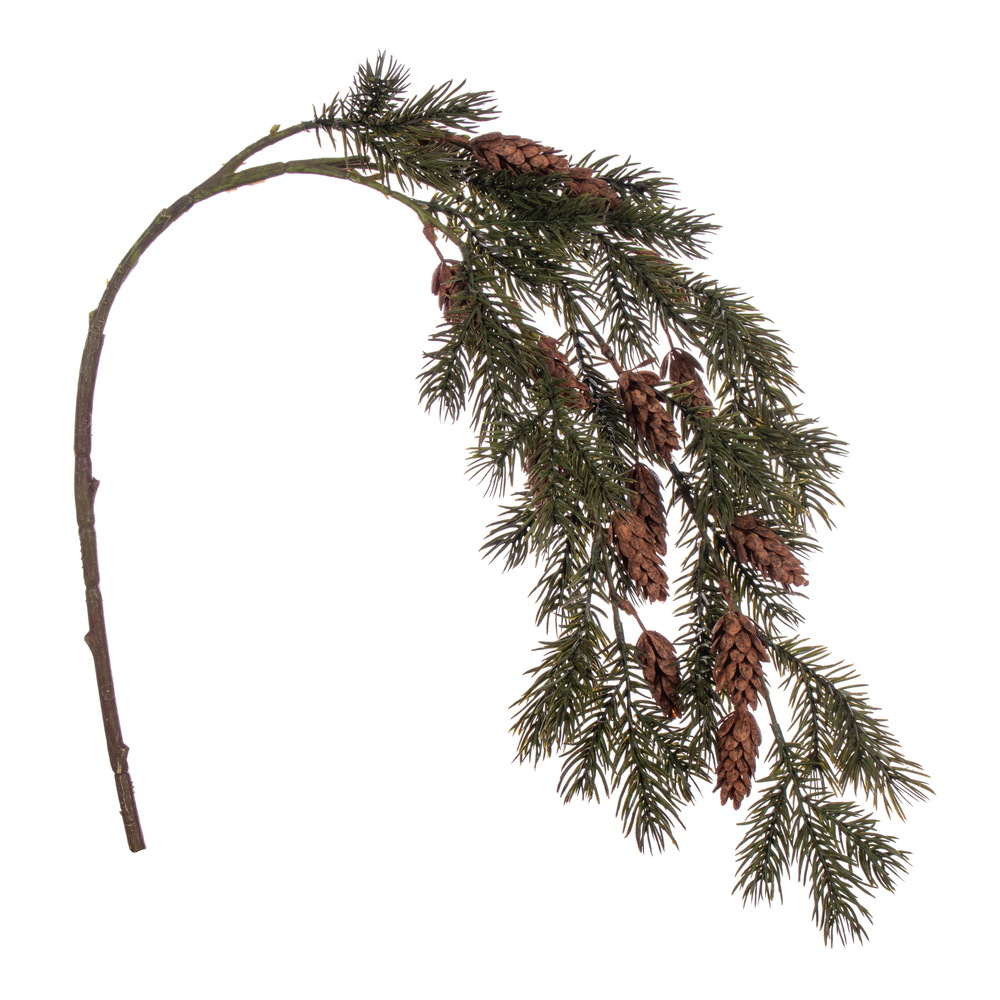 FM220339 39 in. Cedar with Cone Spray, Green - 2 Piece Per Bag