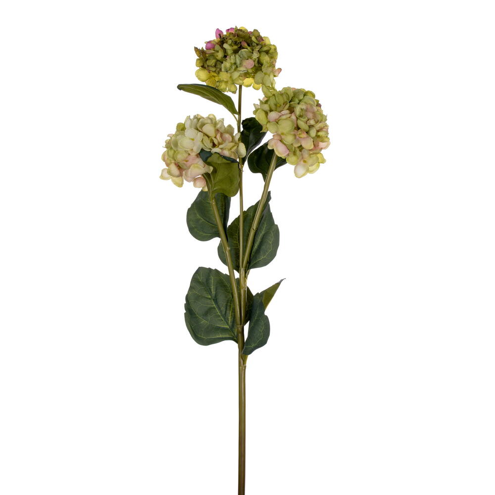 FM228004 33 in. Hydrangea Spray, Light Green - 2 per Bag