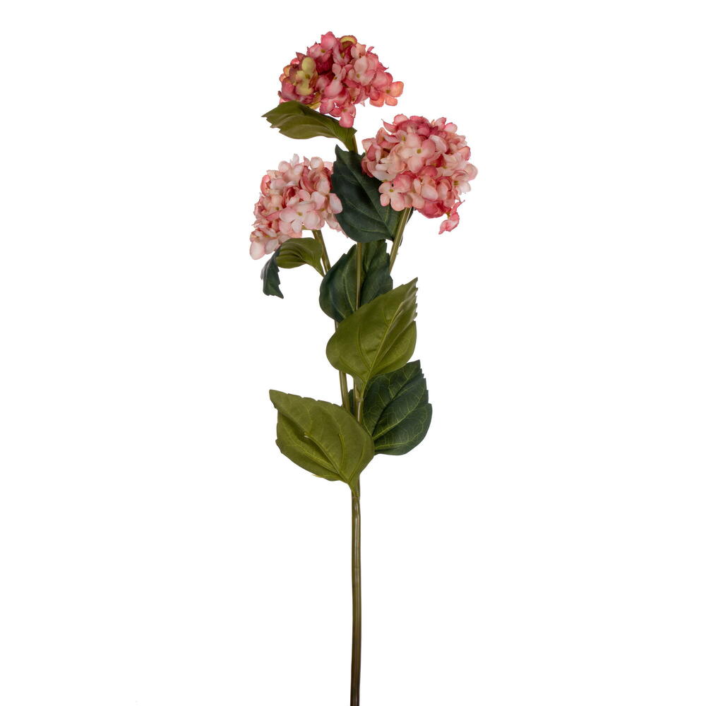 33 in. Hydrangea Spray, Salmon - 2 per Bag