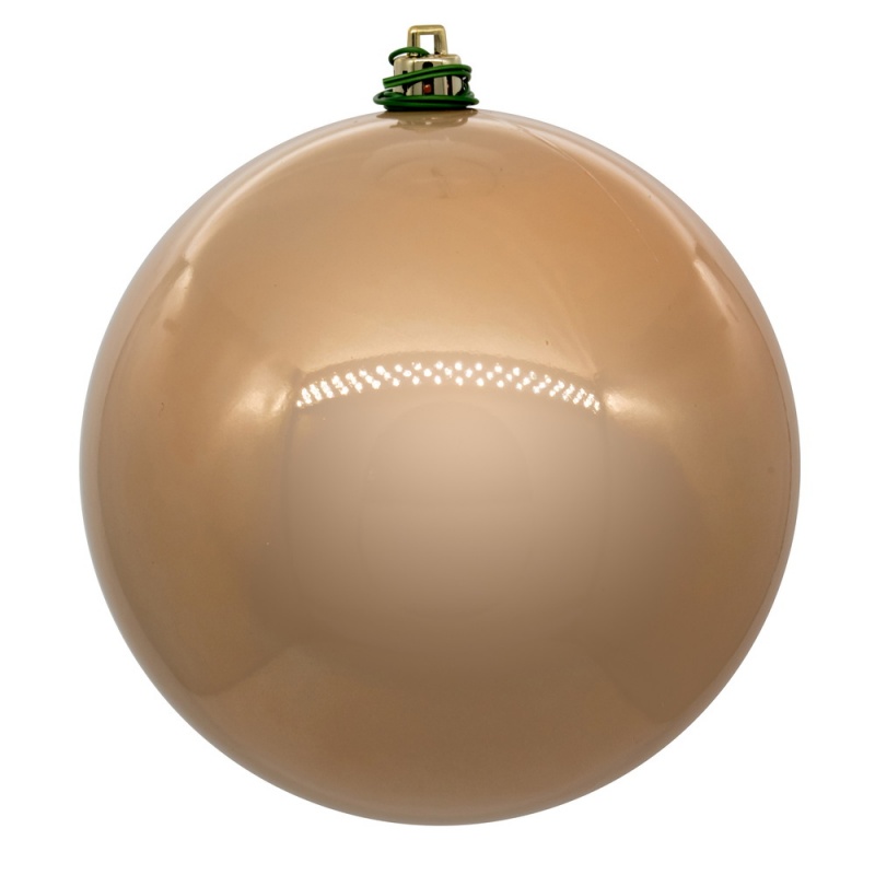 3 in. UV Drill Pearl Ball, Cafe Latte - 12 per Bag
