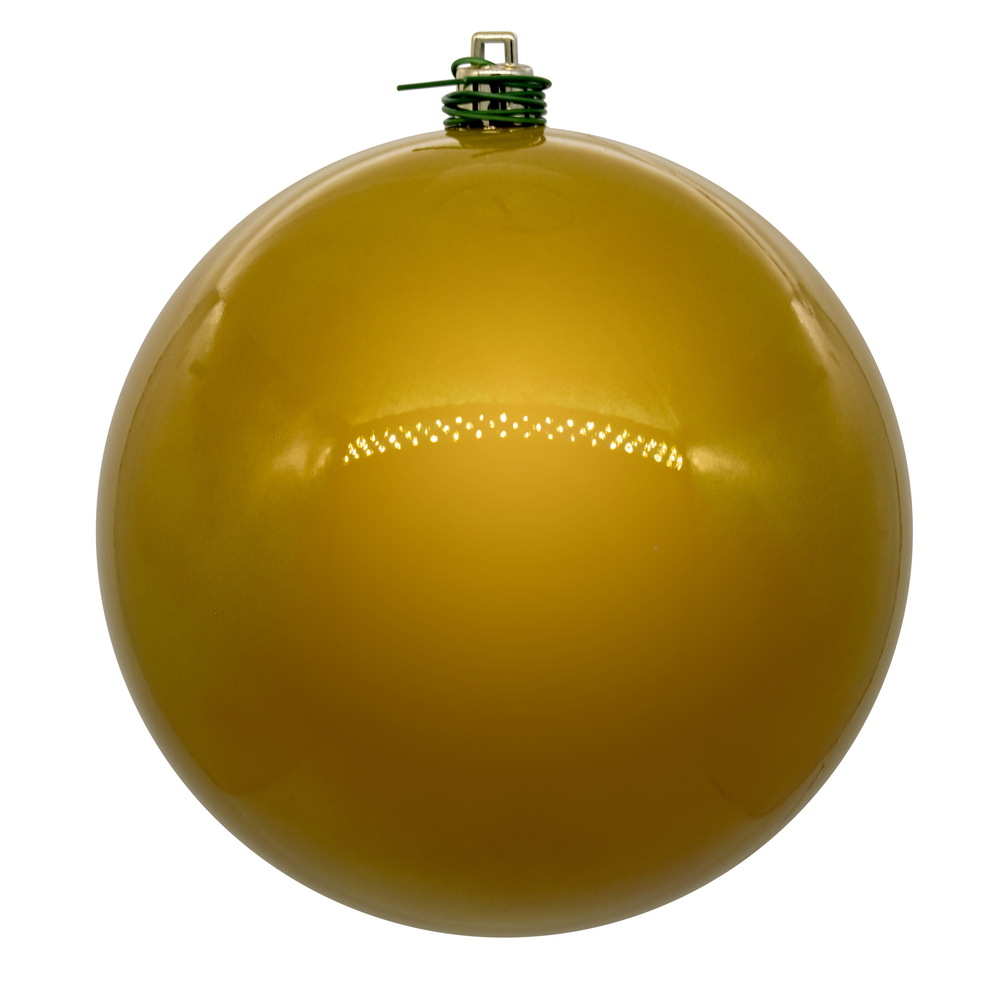 4 in. UV Drill Pearl Ball, Medallion - 6 Per Bag