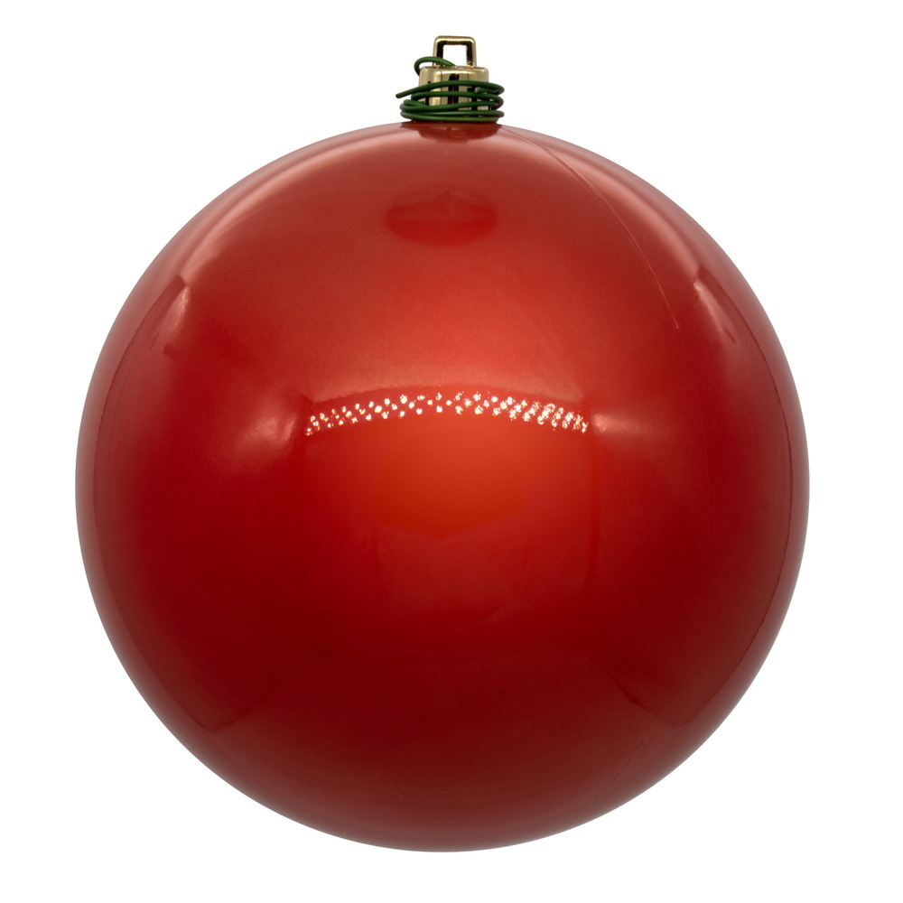 4 in. UV Drill Pearl Ball, Coral - 6 Per Bag