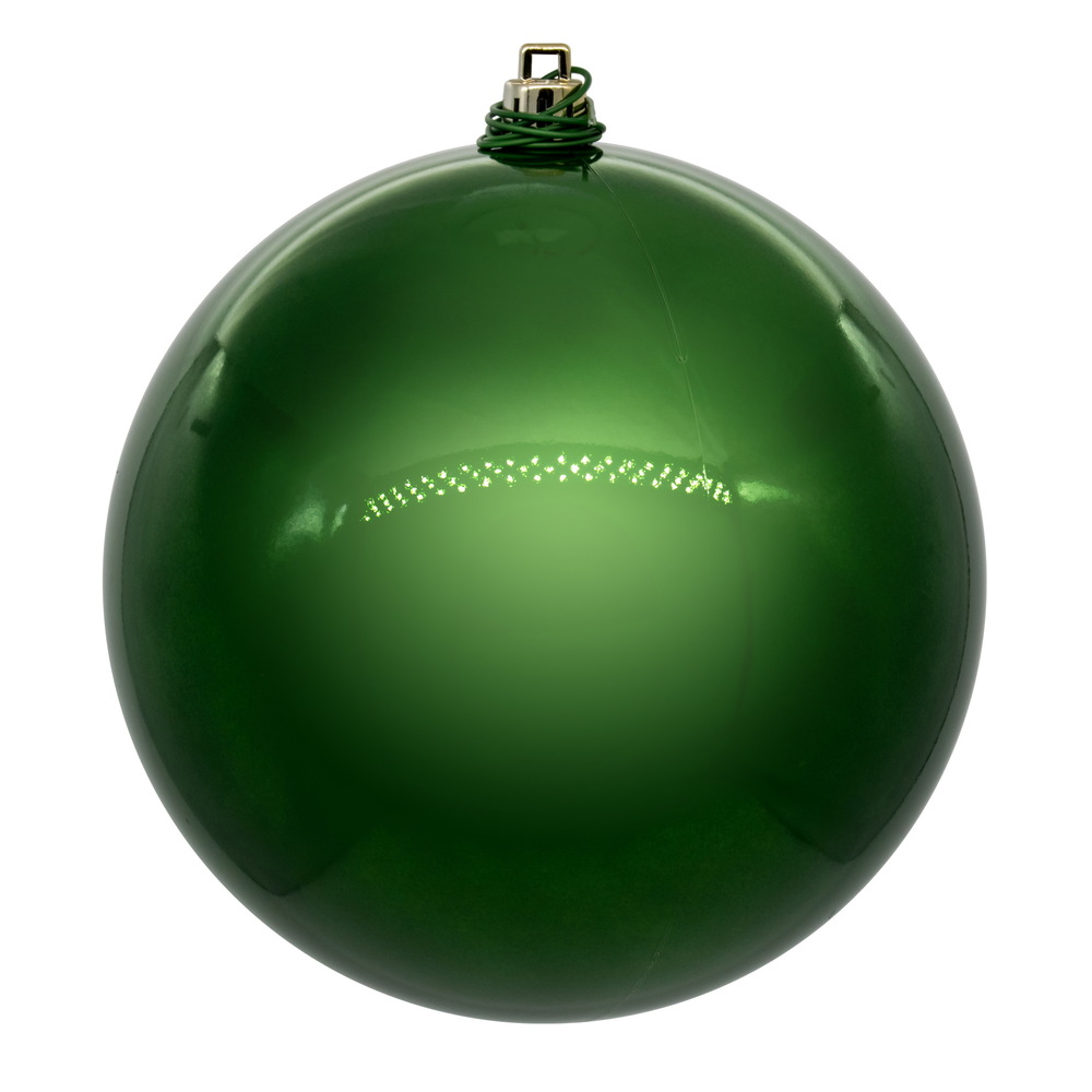 4.75 in. UV Drill Pearl Ball, Emerald - Bag of 4