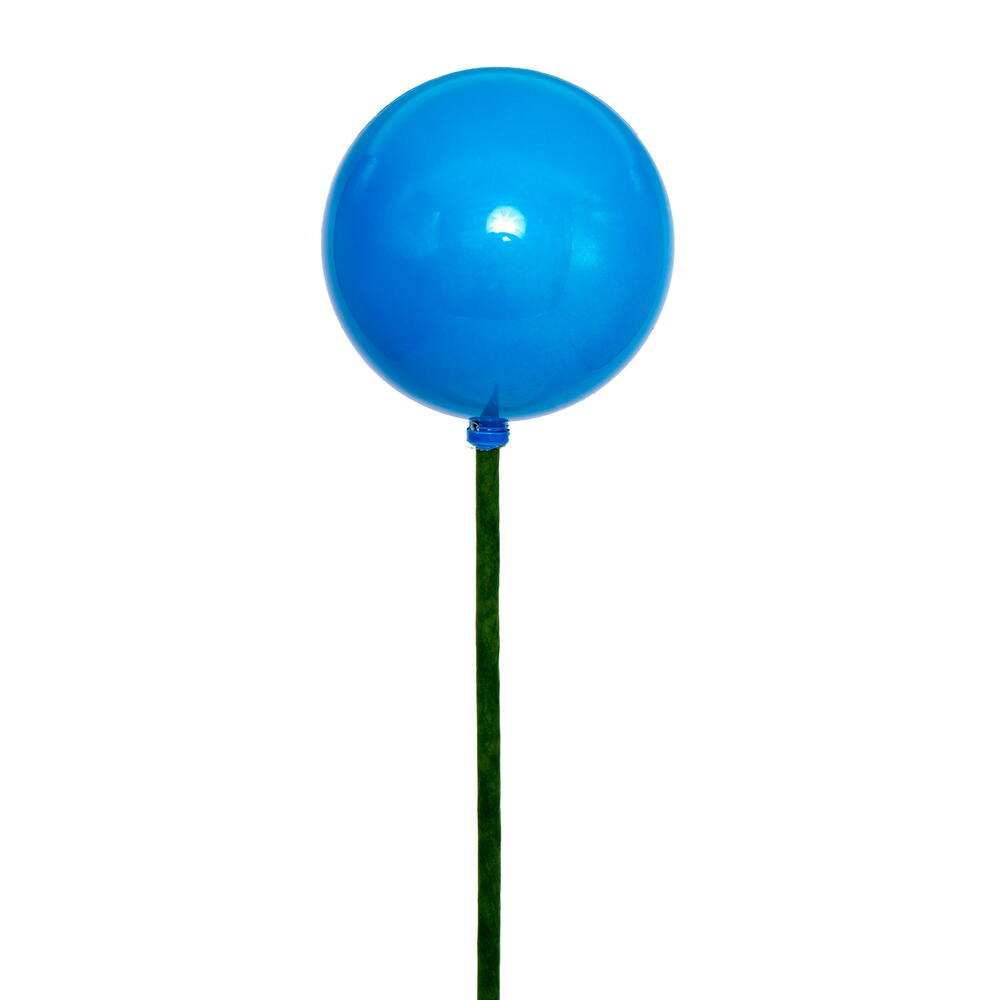 Picture of Vickerman N222912PV 3 x 18 in. Pearl Ball Stick Ornament, Turquoise - 12 per Bag