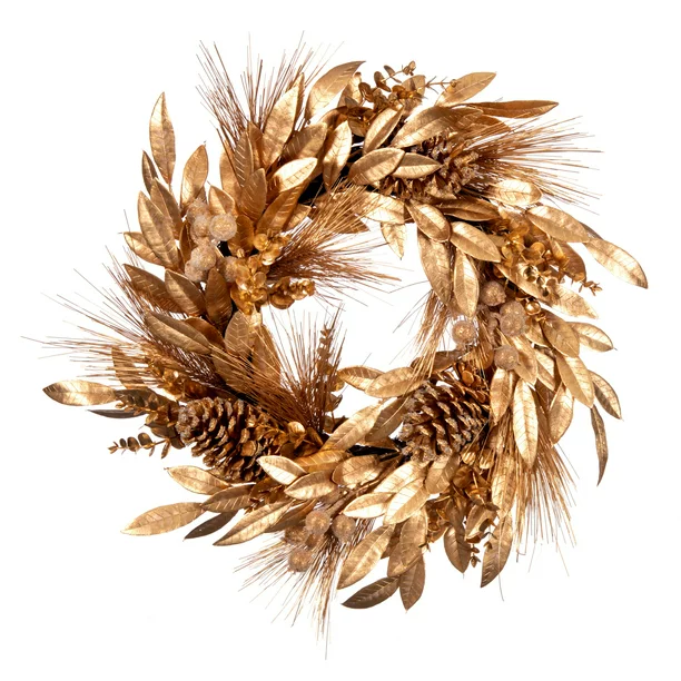6 ft. Gold Pinecone Needle Berry Garland