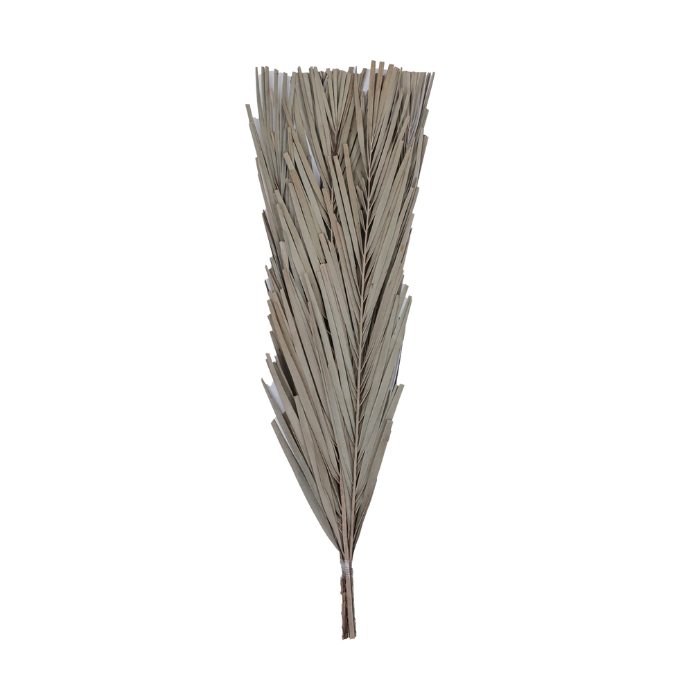 25 in. Canna Leaf Wreath, Natural -10 Piece