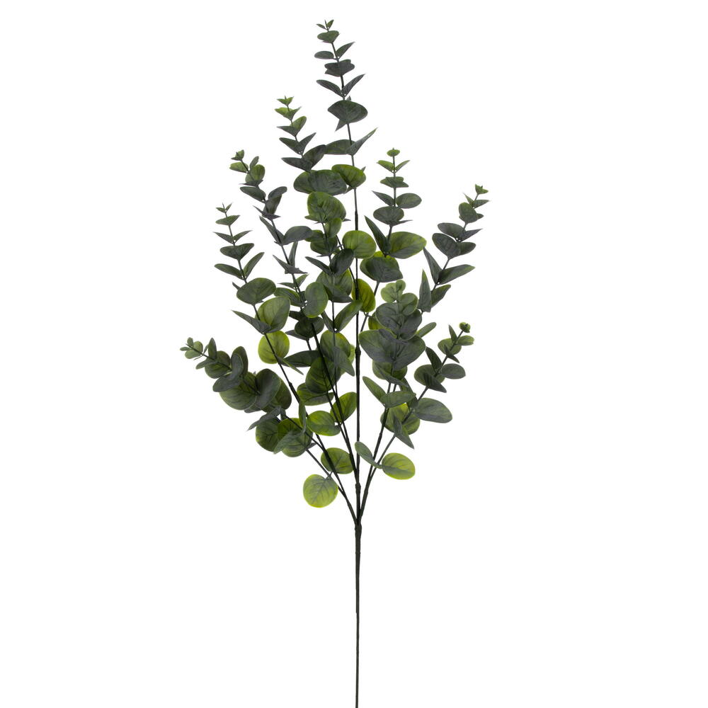 34 in. Spiral Eucalyptus Spray Flower Leaf, Green - 3 per Bag