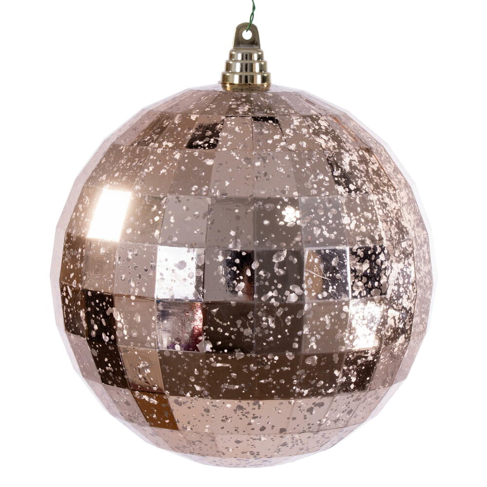 MC240958 8 in. Rose Gold Mirror Mercury Ornament