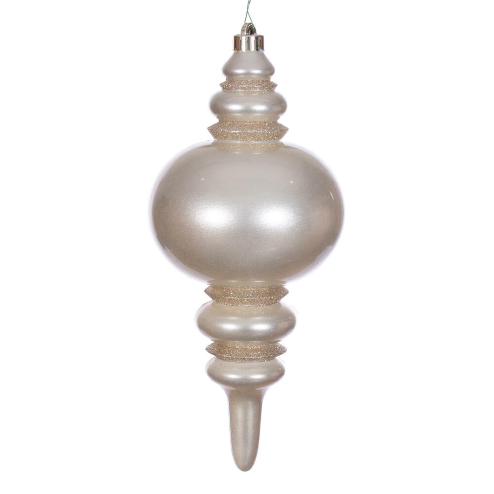 N241343DCV 13 in. Oat Candy Glitter Finial UV Ornament