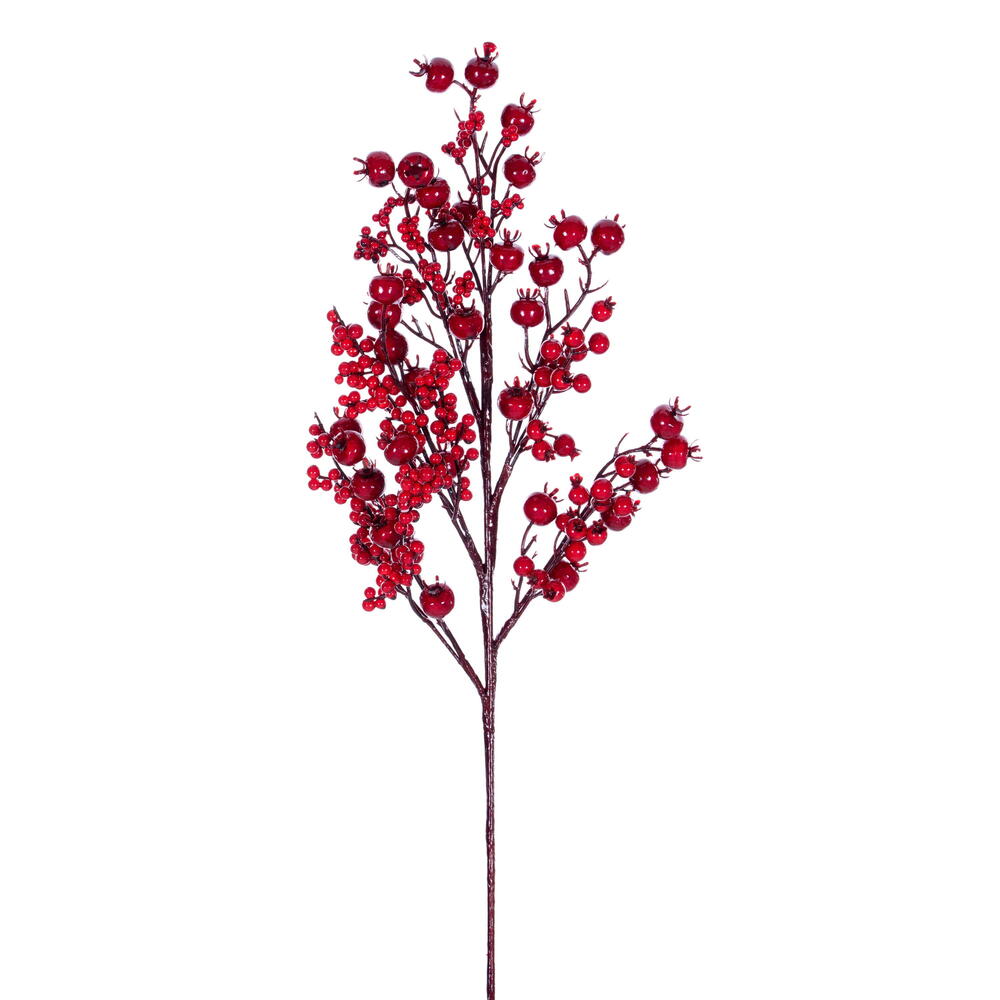 Picture of Vickerman P240724 24 in. Red Deluxe Mixed Berry Spray - Pack of 3