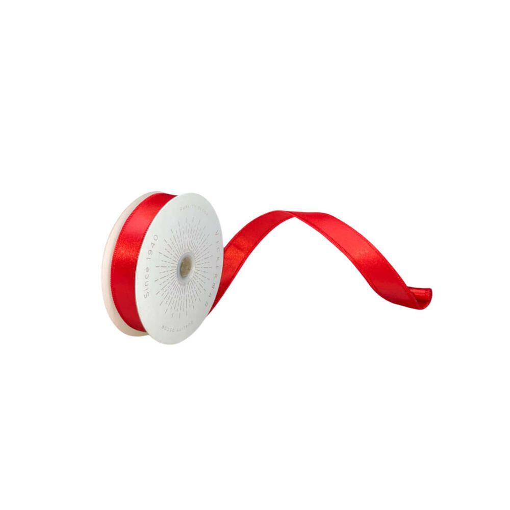 QTX240703 1 in. x 10 Yards Red Satin Ribbon