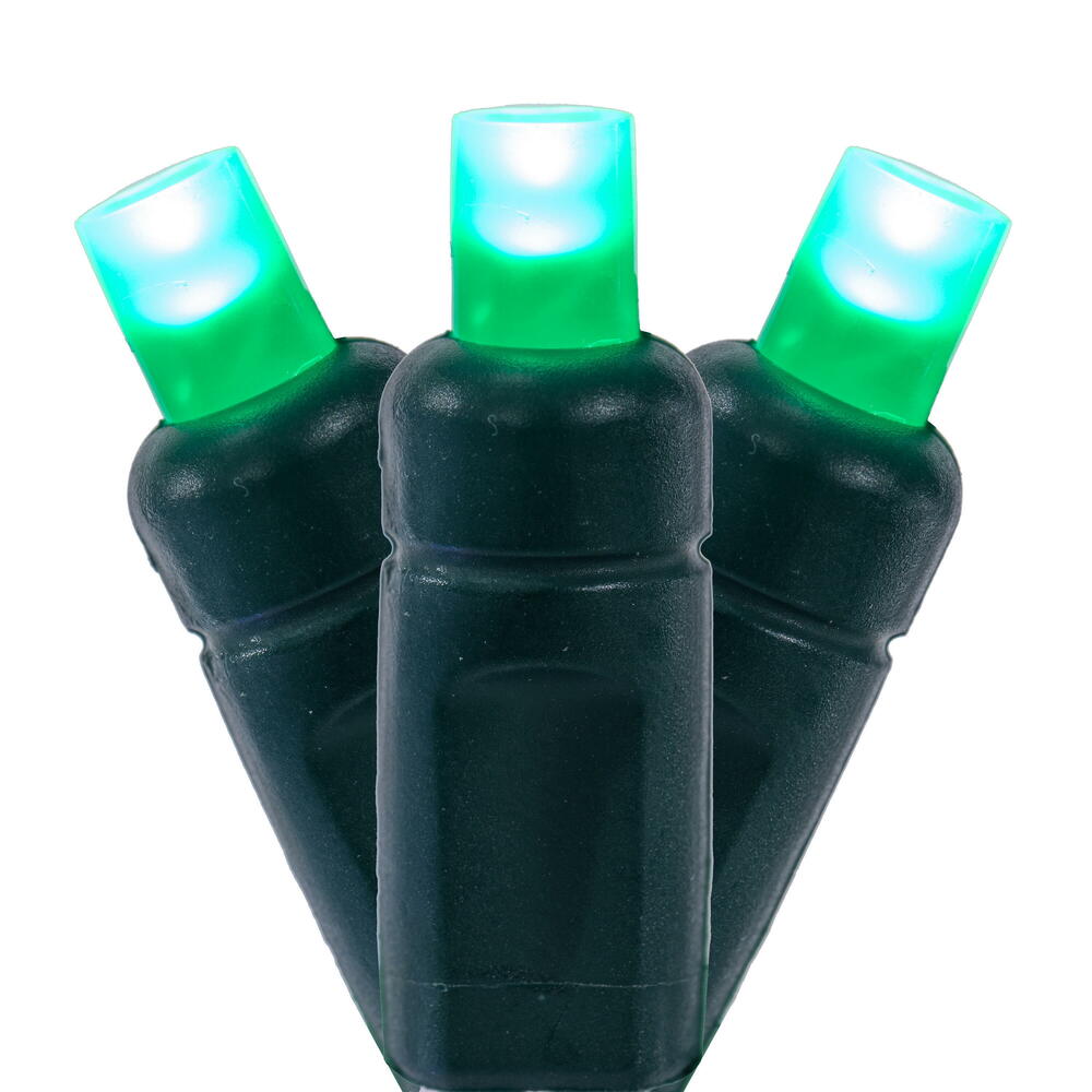 X6G66504FPBG 50 Light Frosted LED WA Coax Set - Green