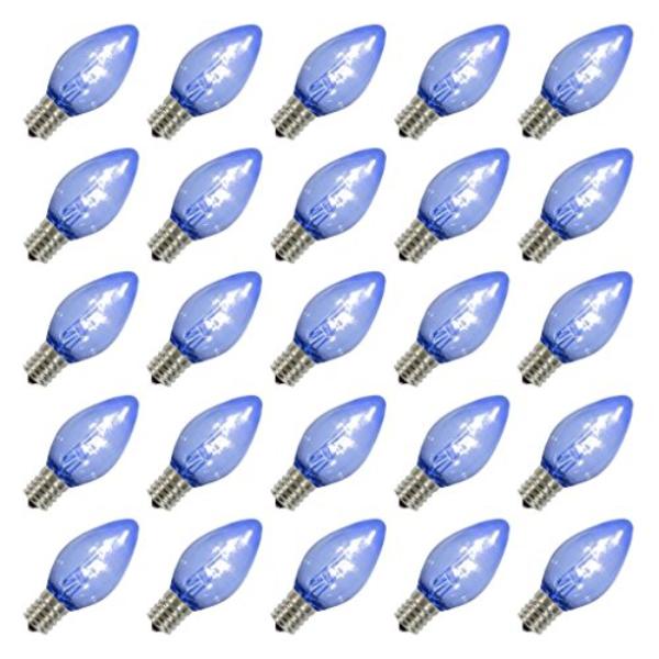 X6G7566PBG 50 Light LED GW Italian EC LED Light Set, Frosted Purple - 6 in. x 25 ft.