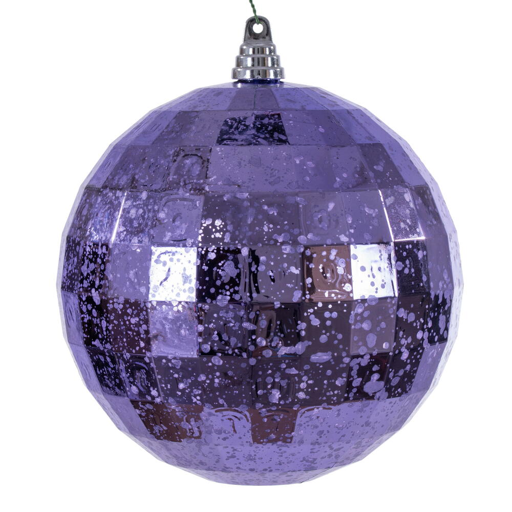 MC240986 8 in. Lavender Mirror Mercury Ornament