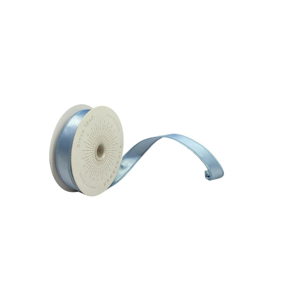 QTX240729 1 in. x 10 Yard Periwinkle Satin Christmas Ribbon