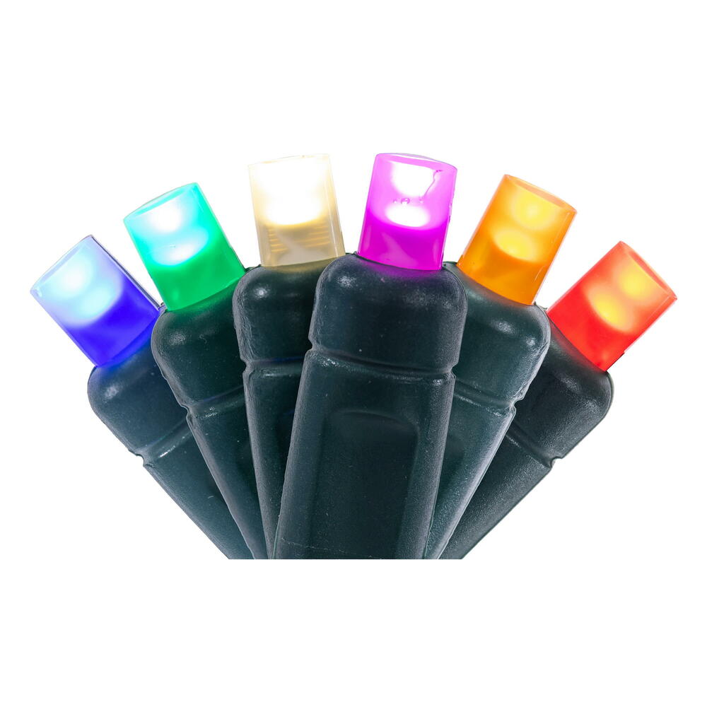 X6G66500FPBG 50 Light Frosted LED WA Coax Set - Multicolor