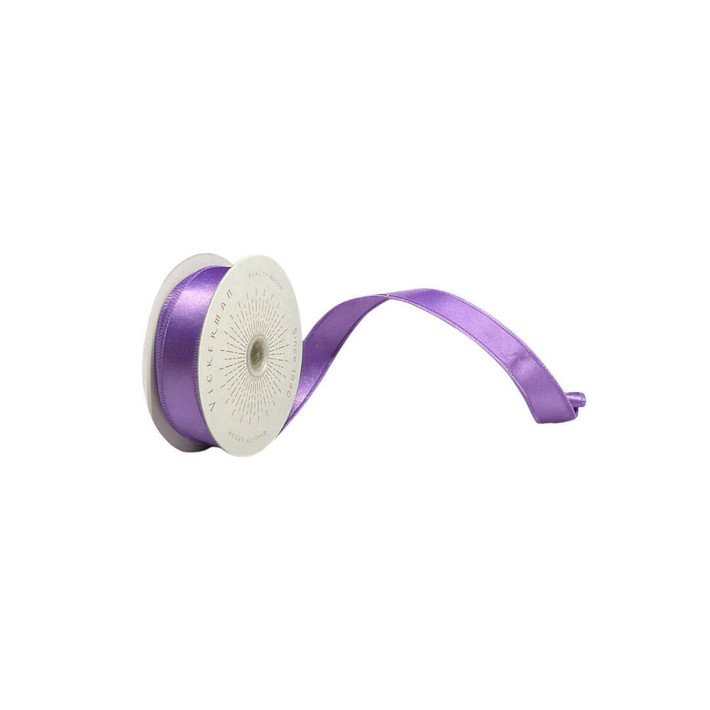 QTX240786 1 in. x 10 Yards Lavender Satin Ribbon