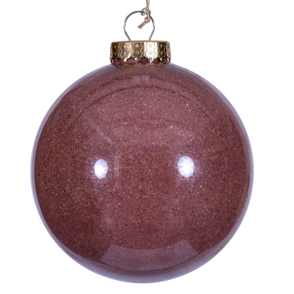 RV231845 6 in. Mauve Ball Ornament - 2 per Bag