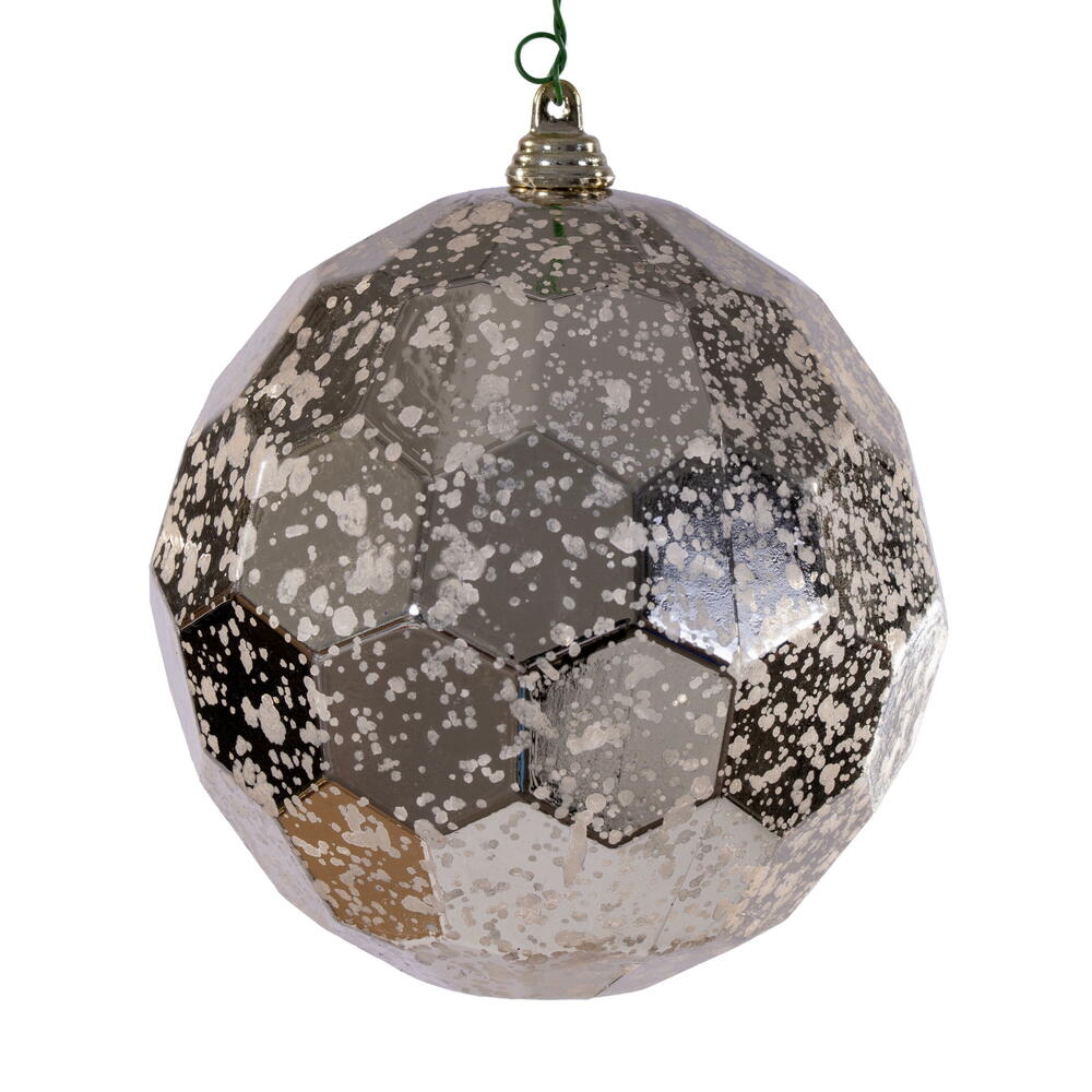 MC240143 4.75 in. Honeycomb Mercury Ornament, Oat - 4 Piece Per Bag