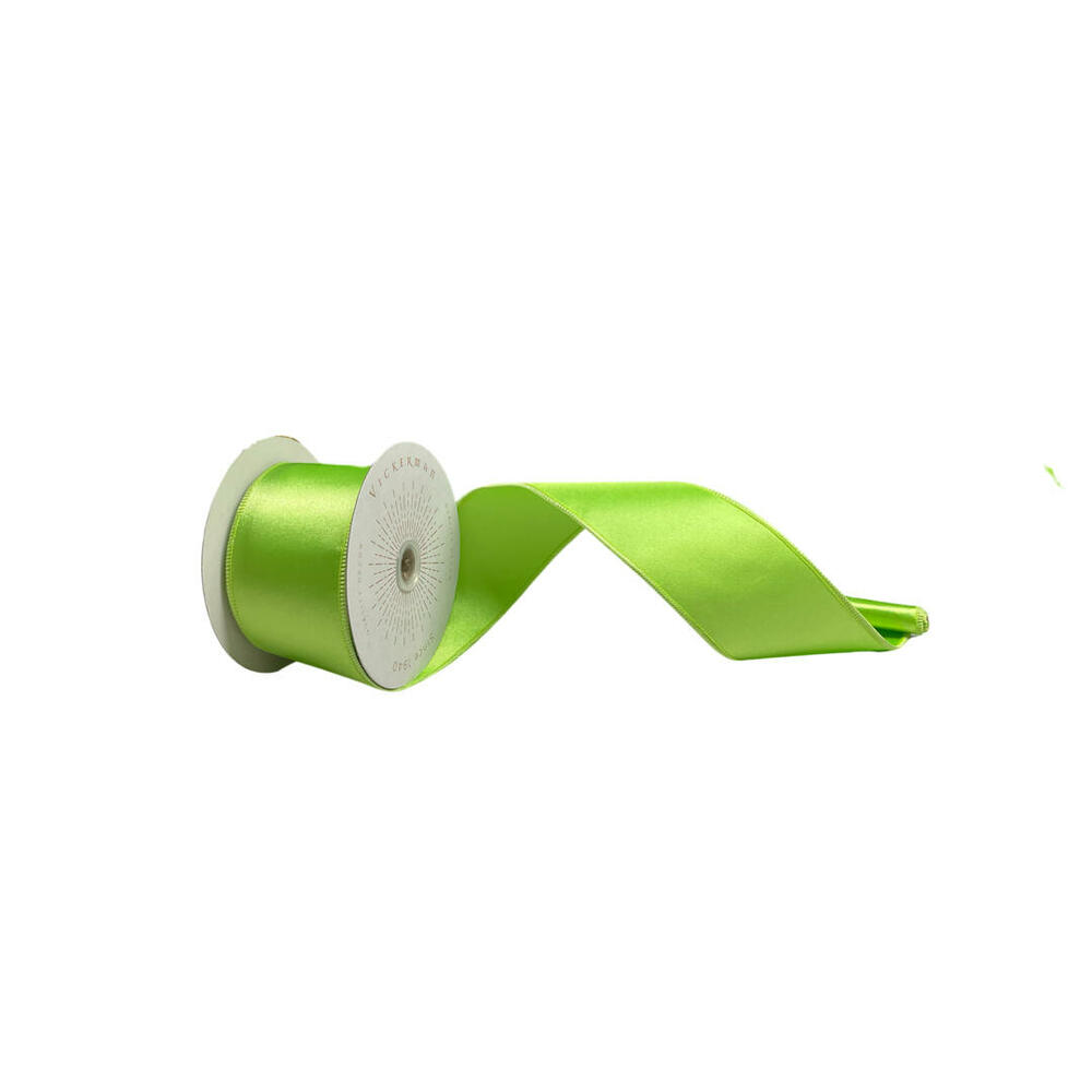 QTX240954 2.5 in. x 10 Yards Celadon Satin Ribbon
