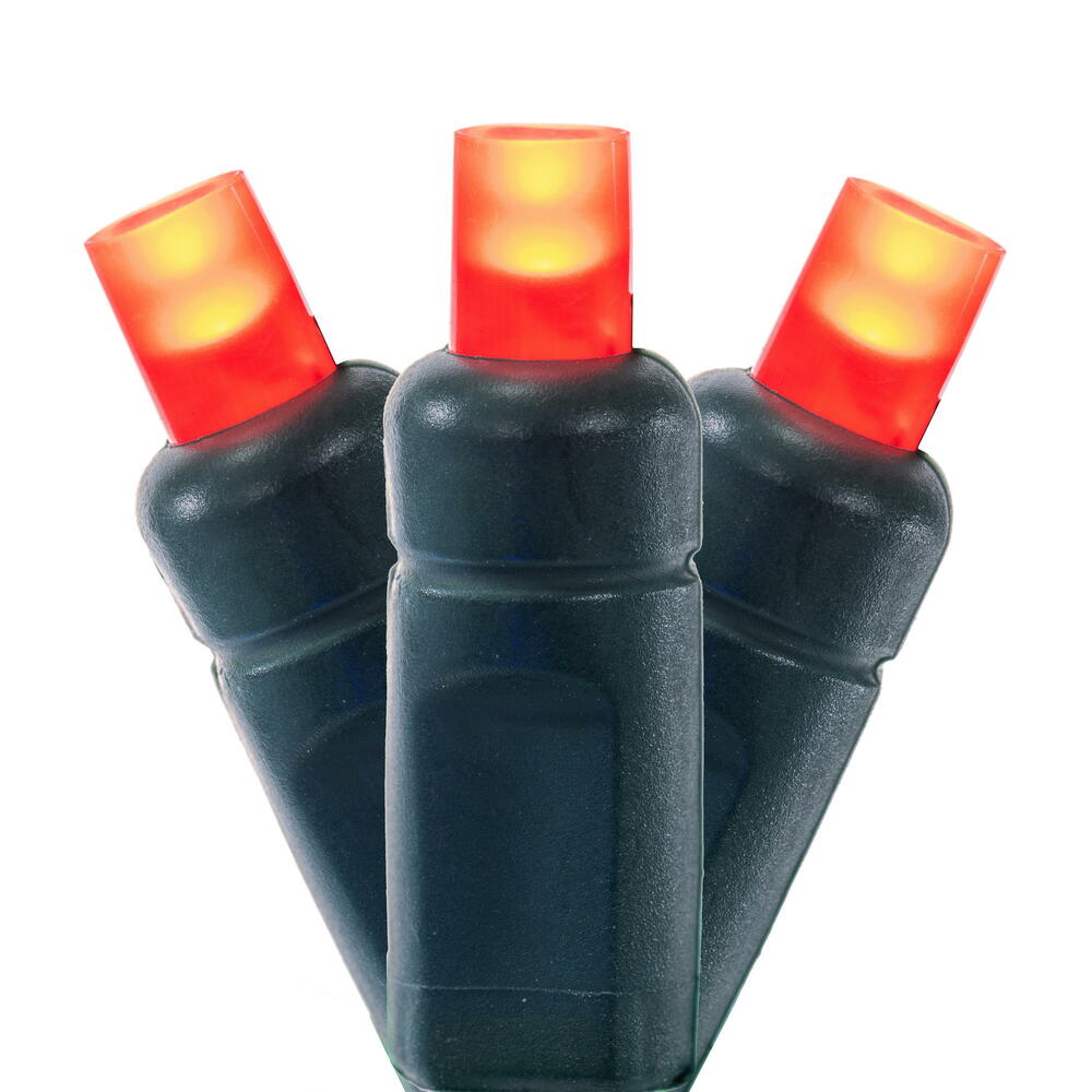 X6G66503FPBG 50 Light Frosted LED WA Coax Set - Red