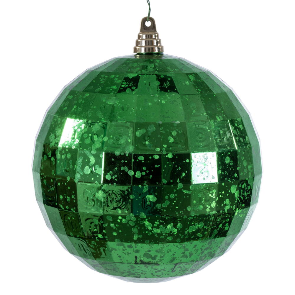 MC240904 8 in. Green Mirror Mercury Ornament