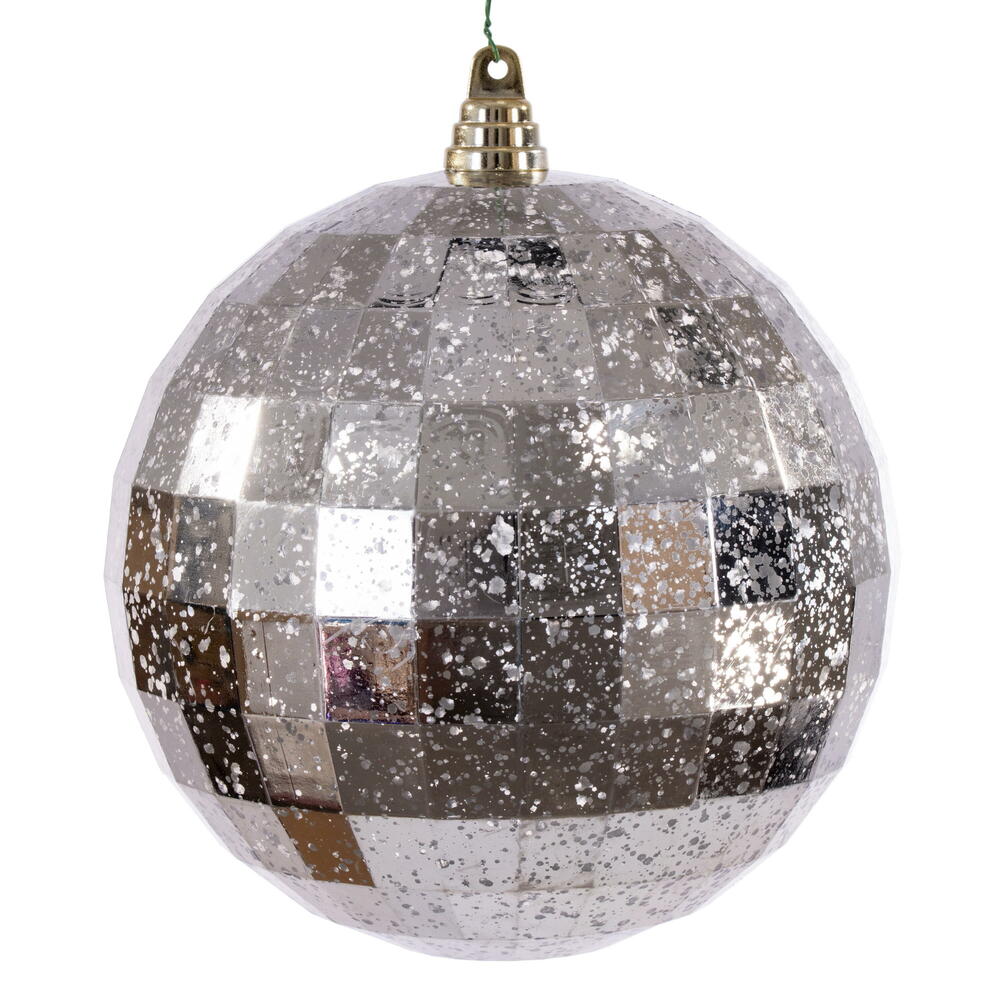 MC240943 8 in. Oat Mirror Mercury Ornament